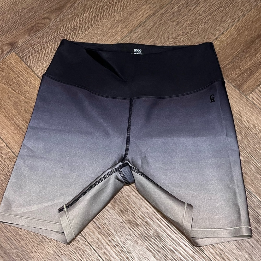 Good American ombre shorts